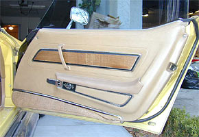 corvette door panel installation 1977 1968 step