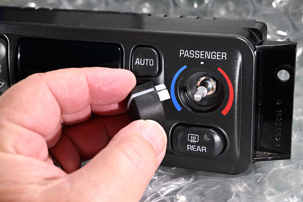 HVAC control knobs