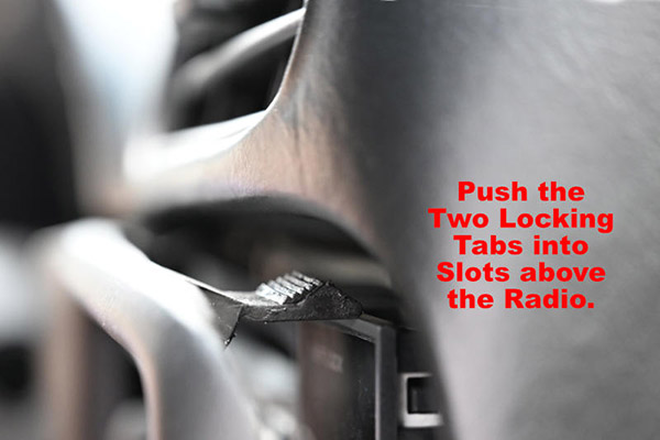 Dash reassembly