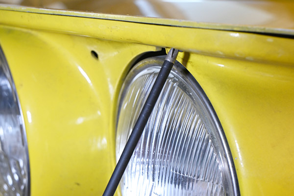 Corvette headlight bezel