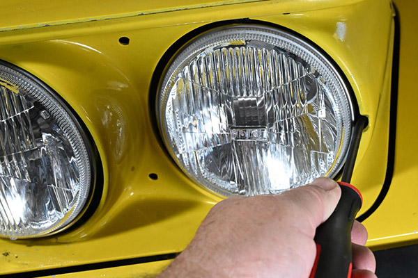 Headlight adjustment