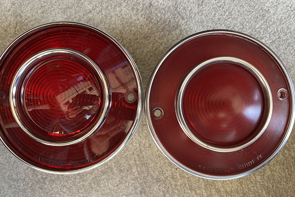 C3 Corvette tail light lenses