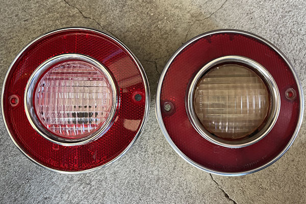C3 Corvette tail light comparison